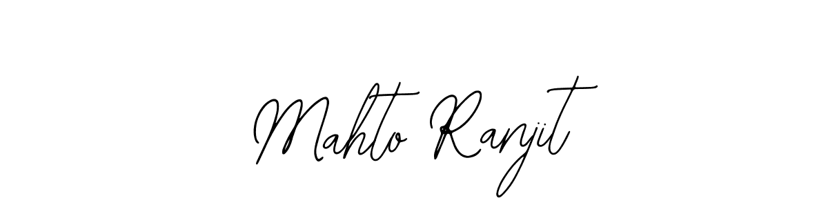 Design your own signature with our free online signature maker. With this signature software, you can create a handwritten (Bearetta-2O07w) signature for name Mahto Ranjit. Mahto Ranjit signature style 12 images and pictures png