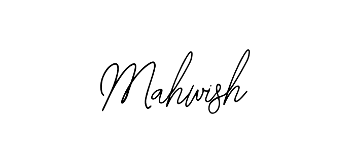 You should practise on your own different ways (Bearetta-2O07w) to write your name (Mahwish) in signature. don't let someone else do it for you. Mahwish signature style 12 images and pictures png