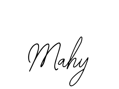 Use a signature maker to create a handwritten signature online. With this signature software, you can design (Bearetta-2O07w) your own signature for name Mahy. Mahy signature style 12 images and pictures png