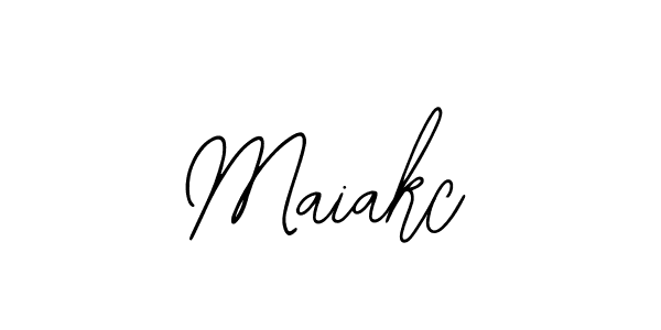 The best way (Bearetta-2O07w) to make a short signature is to pick only two or three words in your name. The name Maiakc include a total of six letters. For converting this name. Maiakc signature style 12 images and pictures png