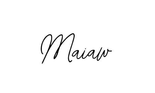 Design your own signature with our free online signature maker. With this signature software, you can create a handwritten (Bearetta-2O07w) signature for name Maiaw. Maiaw signature style 12 images and pictures png