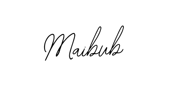 The best way (Bearetta-2O07w) to make a short signature is to pick only two or three words in your name. The name Maibub include a total of six letters. For converting this name. Maibub signature style 12 images and pictures png