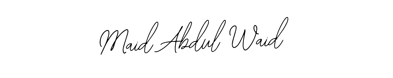 Maid Abdul Waid stylish signature style. Best Handwritten Sign (Bearetta-2O07w) for my name. Handwritten Signature Collection Ideas for my name Maid Abdul Waid. Maid Abdul Waid signature style 12 images and pictures png