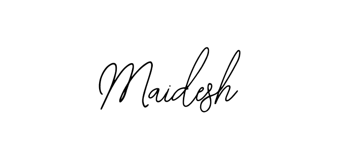 How to make Maidesh name signature. Use Bearetta-2O07w style for creating short signs online. This is the latest handwritten sign. Maidesh signature style 12 images and pictures png