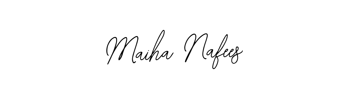 if you are searching for the best signature style for your name Maiha Nafees. so please give up your signature search. here we have designed multiple signature styles  using Bearetta-2O07w. Maiha Nafees signature style 12 images and pictures png
