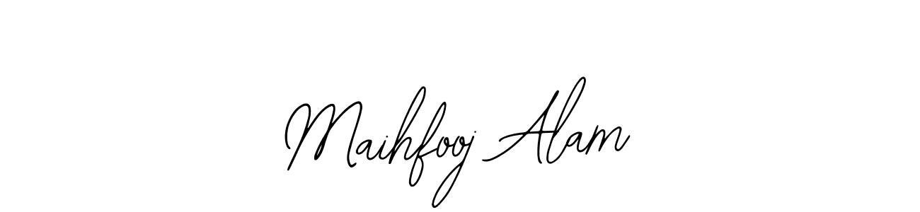 Create a beautiful signature design for name Maihfooj Alam. With this signature (Bearetta-2O07w) fonts, you can make a handwritten signature for free. Maihfooj Alam signature style 12 images and pictures png
