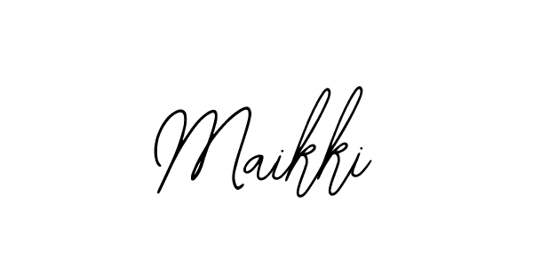 How to make Maikki signature? Bearetta-2O07w is a professional autograph style. Create handwritten signature for Maikki name. Maikki signature style 12 images and pictures png