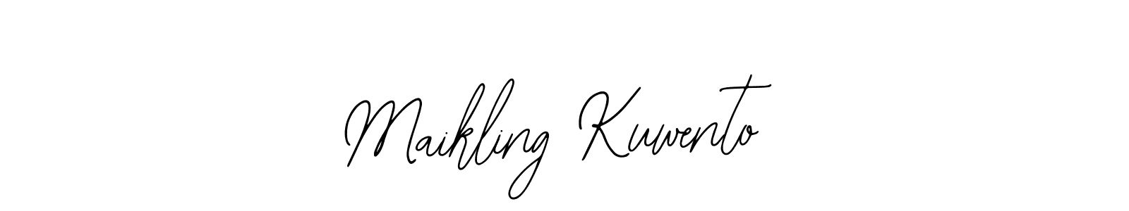 Use a signature maker to create a handwritten signature online. With this signature software, you can design (Bearetta-2O07w) your own signature for name Maikling Kuwento. Maikling Kuwento signature style 12 images and pictures png