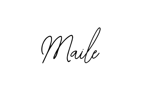 How to make Maile signature? Bearetta-2O07w is a professional autograph style. Create handwritten signature for Maile name. Maile signature style 12 images and pictures png