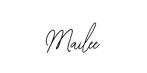 How to make Mailee name signature. Use Bearetta-2O07w style for creating short signs online. This is the latest handwritten sign. Mailee signature style 12 images and pictures png