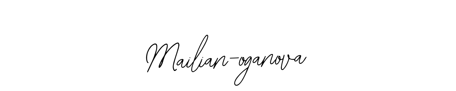 The best way (Bearetta-2O07w) to make a short signature is to pick only two or three words in your name. The name Mailian-oganova include a total of six letters. For converting this name. Mailian-oganova signature style 12 images and pictures png