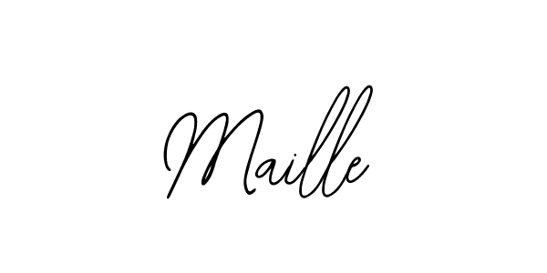 How to make Maille signature? Bearetta-2O07w is a professional autograph style. Create handwritten signature for Maille name. Maille signature style 12 images and pictures png