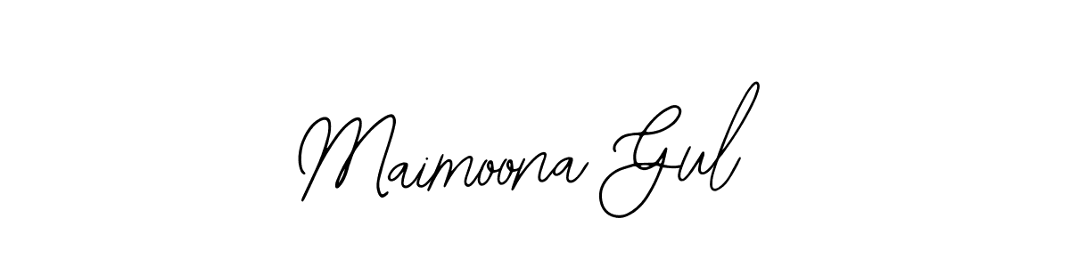 You should practise on your own different ways (Bearetta-2O07w) to write your name (Maimoona Gul) in signature. don't let someone else do it for you. Maimoona Gul signature style 12 images and pictures png