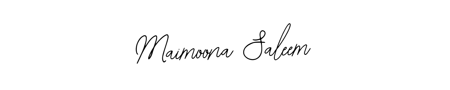 Make a beautiful signature design for name Maimoona Saleem. With this signature (Bearetta-2O07w) style, you can create a handwritten signature for free. Maimoona Saleem signature style 12 images and pictures png