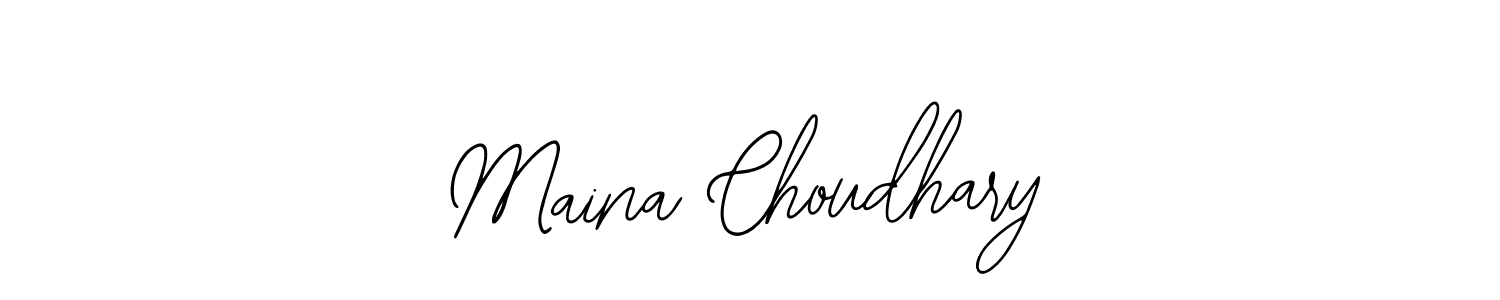 Once you've used our free online signature maker to create your best signature Bearetta-2O07w style, it's time to enjoy all of the benefits that Maina Choudhary name signing documents. Maina Choudhary signature style 12 images and pictures png