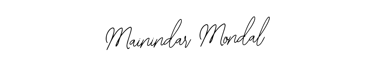 Make a beautiful signature design for name Mainindar Mondal. With this signature (Bearetta-2O07w) style, you can create a handwritten signature for free. Mainindar Mondal signature style 12 images and pictures png