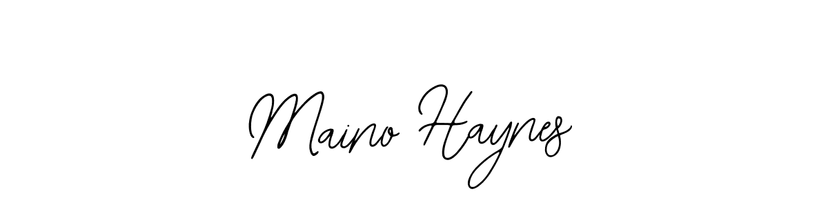 Here are the top 10 professional signature styles for the name Maino Haynes. These are the best autograph styles you can use for your name. Maino Haynes signature style 12 images and pictures png