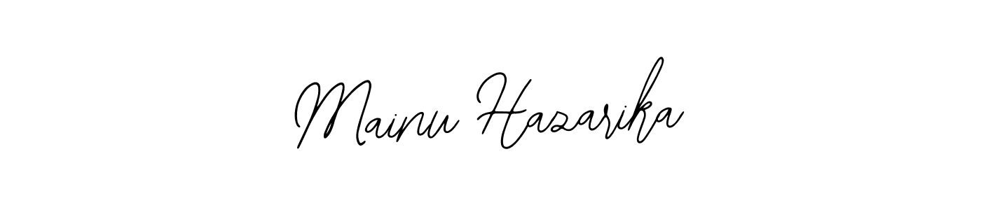 Create a beautiful signature design for name Mainu Hazarika. With this signature (Bearetta-2O07w) fonts, you can make a handwritten signature for free. Mainu Hazarika signature style 12 images and pictures png