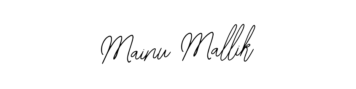 How to make Mainu Mallik signature? Bearetta-2O07w is a professional autograph style. Create handwritten signature for Mainu Mallik name. Mainu Mallik signature style 12 images and pictures png