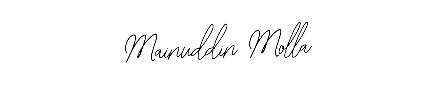 Design your own signature with our free online signature maker. With this signature software, you can create a handwritten (Bearetta-2O07w) signature for name Mainuddin Molla. Mainuddin Molla signature style 12 images and pictures png