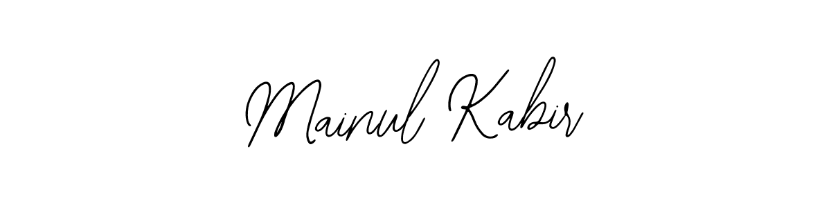 The best way (Bearetta-2O07w) to make a short signature is to pick only two or three words in your name. The name Mainul Kabir include a total of six letters. For converting this name. Mainul Kabir signature style 12 images and pictures png
