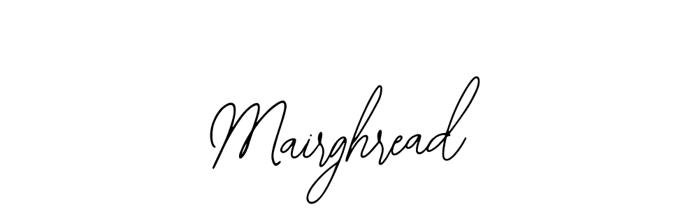 Use a signature maker to create a handwritten signature online. With this signature software, you can design (Bearetta-2O07w) your own signature for name Mairghread. Mairghread signature style 12 images and pictures png