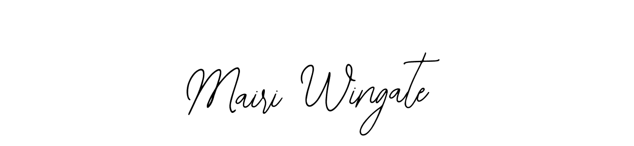 Make a beautiful signature design for name Mairi Wingate. With this signature (Bearetta-2O07w) style, you can create a handwritten signature for free. Mairi Wingate signature style 12 images and pictures png