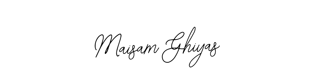 How to Draw Maisam Ghiyas signature style? Bearetta-2O07w is a latest design signature styles for name Maisam Ghiyas. Maisam Ghiyas signature style 12 images and pictures png