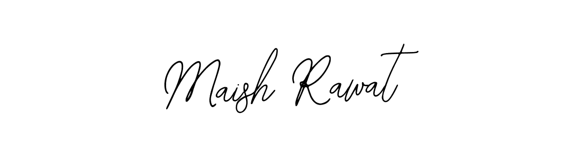 How to make Maish Rawat name signature. Use Bearetta-2O07w style for creating short signs online. This is the latest handwritten sign. Maish Rawat signature style 12 images and pictures png