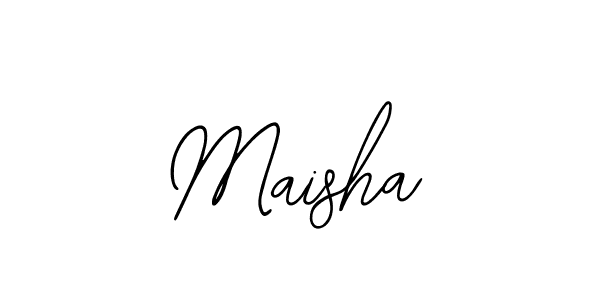 Also You can easily find your signature by using the search form. We will create Maisha name handwritten signature images for you free of cost using Bearetta-2O07w sign style. Maisha signature style 12 images and pictures png