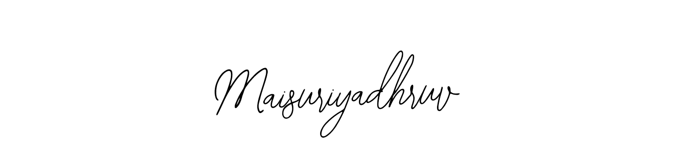It looks lik you need a new signature style for name Maisuriyadhruv. Design unique handwritten (Bearetta-2O07w) signature with our free signature maker in just a few clicks. Maisuriyadhruv signature style 12 images and pictures png