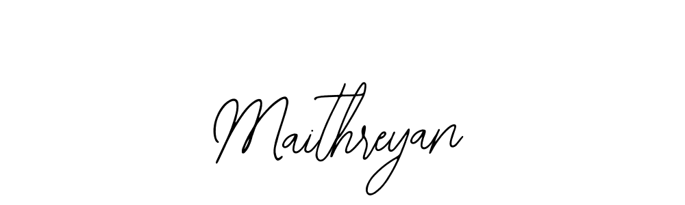 How to make Maithreyan signature? Bearetta-2O07w is a professional autograph style. Create handwritten signature for Maithreyan name. Maithreyan signature style 12 images and pictures png