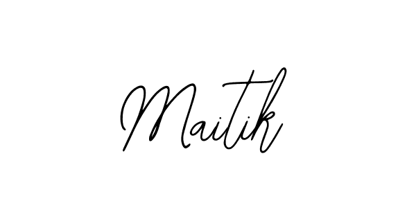 Create a beautiful signature design for name Maitik. With this signature (Bearetta-2O07w) fonts, you can make a handwritten signature for free. Maitik signature style 12 images and pictures png
