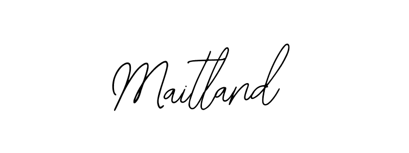 How to make Maitland signature? Bearetta-2O07w is a professional autograph style. Create handwritten signature for Maitland name. Maitland signature style 12 images and pictures png
