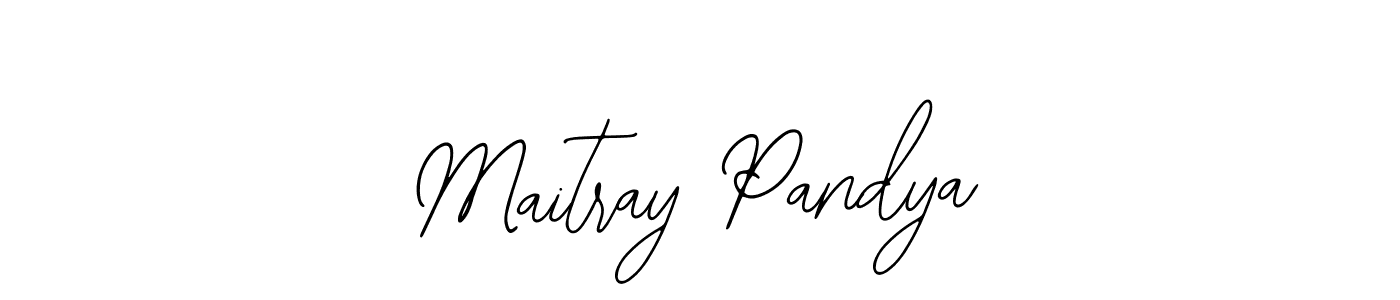 It looks lik you need a new signature style for name Maitray Pandya. Design unique handwritten (Bearetta-2O07w) signature with our free signature maker in just a few clicks. Maitray Pandya signature style 12 images and pictures png