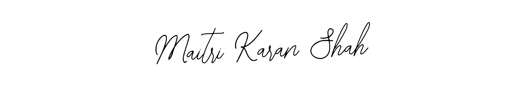 Create a beautiful signature design for name Maitri Karan Shah. With this signature (Bearetta-2O07w) fonts, you can make a handwritten signature for free. Maitri Karan Shah signature style 12 images and pictures png