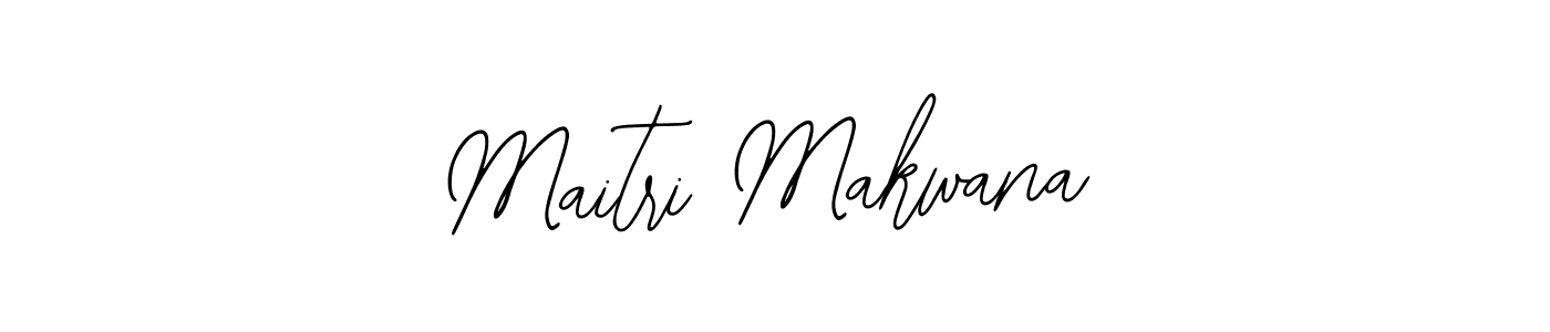 How to make Maitri Makwana signature? Bearetta-2O07w is a professional autograph style. Create handwritten signature for Maitri Makwana name. Maitri Makwana signature style 12 images and pictures png