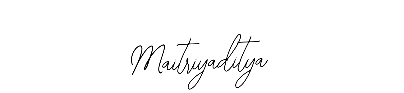 How to make Maitriyaditya signature? Bearetta-2O07w is a professional autograph style. Create handwritten signature for Maitriyaditya name. Maitriyaditya signature style 12 images and pictures png