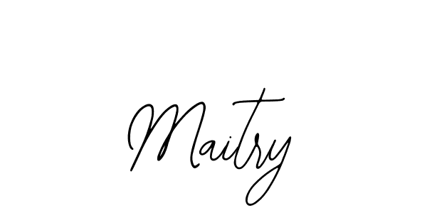 Similarly Bearetta-2O07w is the best handwritten signature design. Signature creator online .You can use it as an online autograph creator for name Maitry. Maitry signature style 12 images and pictures png