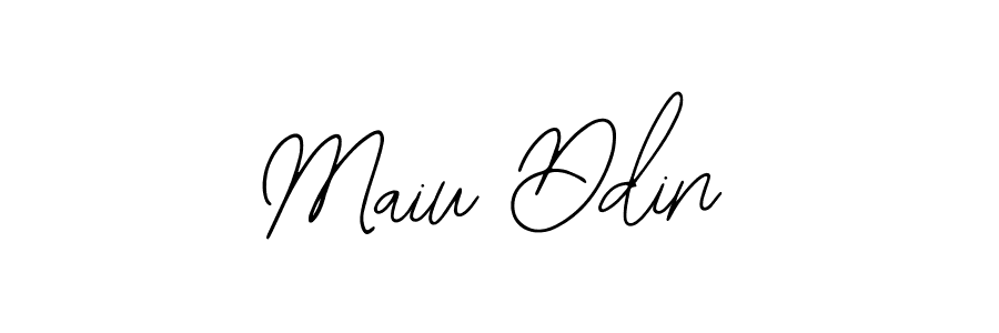 How to make Maiu Ddin name signature. Use Bearetta-2O07w style for creating short signs online. This is the latest handwritten sign. Maiu Ddin signature style 12 images and pictures png