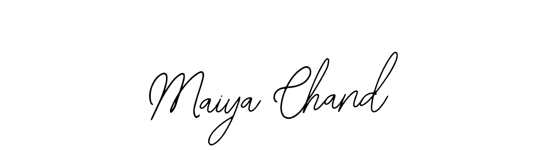 Make a beautiful signature design for name Maiya Chand. With this signature (Bearetta-2O07w) style, you can create a handwritten signature for free. Maiya Chand signature style 12 images and pictures png