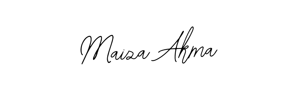 Use a signature maker to create a handwritten signature online. With this signature software, you can design (Bearetta-2O07w) your own signature for name Maiza Akma. Maiza Akma signature style 12 images and pictures png