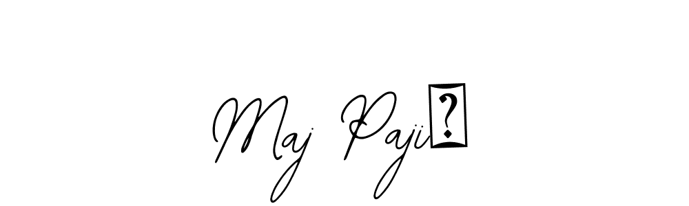 The best way (Bearetta-2O07w) to make a short signature is to pick only two or three words in your name. The name Maj Pajić include a total of six letters. For converting this name. Maj Pajić signature style 12 images and pictures png