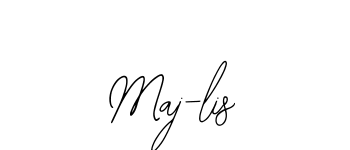 How to make Maj-lis signature? Bearetta-2O07w is a professional autograph style. Create handwritten signature for Maj-lis name. Maj-lis signature style 12 images and pictures png