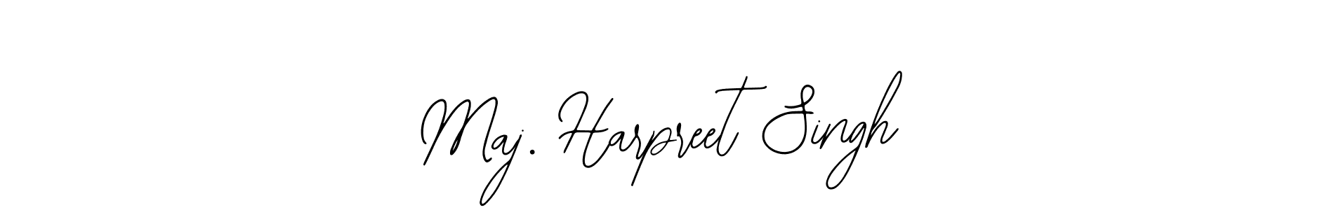 Make a beautiful signature design for name Maj. Harpreet Singh. Use this online signature maker to create a handwritten signature for free. Maj. Harpreet Singh signature style 12 images and pictures png