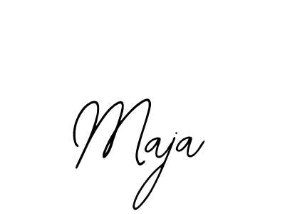 Use a signature maker to create a handwritten signature online. With this signature software, you can design (Bearetta-2O07w) your own signature for name Maja. Maja signature style 12 images and pictures png
