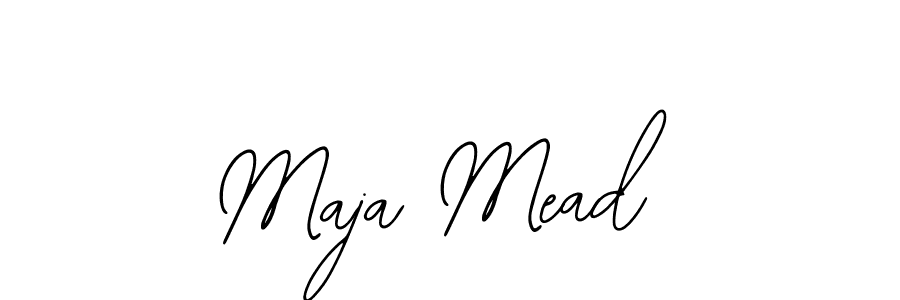 Make a beautiful signature design for name Maja Mead. Use this online signature maker to create a handwritten signature for free. Maja Mead signature style 12 images and pictures png