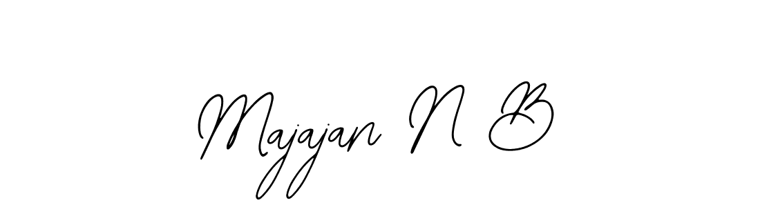 How to Draw Majajan N B signature style? Bearetta-2O07w is a latest design signature styles for name Majajan N B. Majajan N B signature style 12 images and pictures png