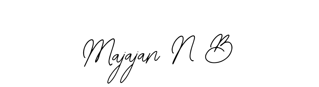 How to Draw Majajan N B signature style? Bearetta-2O07w is a latest design signature styles for name Majajan N B. Majajan N B signature style 12 images and pictures png