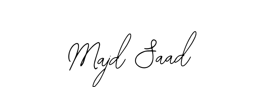 Make a beautiful signature design for name Majd Saad. Use this online signature maker to create a handwritten signature for free. Majd Saad signature style 12 images and pictures png